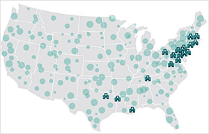 National map of Penn Community Health Worker expansions