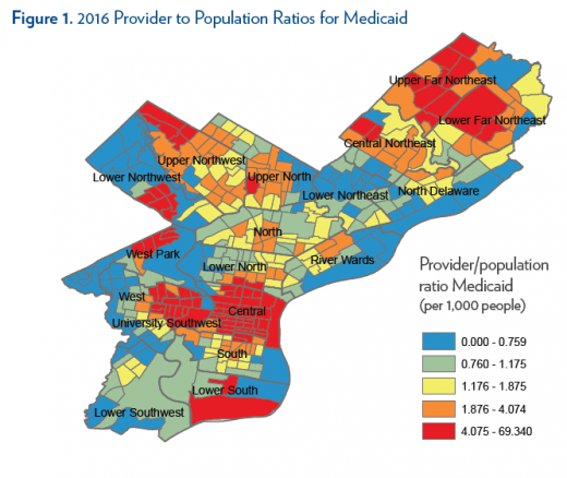 Philadelphia Primary Care Providers and Available Appointments for Medicaid