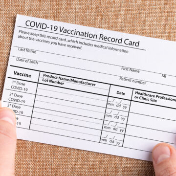 COVID-19 Vaccination Card