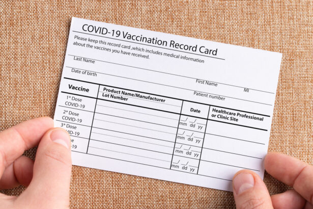 COVID-19 Vaccination Card