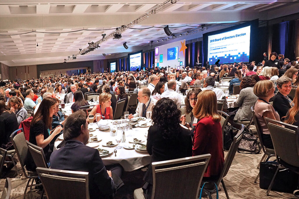 More than 2,800 attendees packed the ballroom plenaries and sessions at the 2018 AcademyHealth Annual Research Meeting