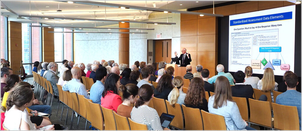 Brown University Professor Vincent Mor, PhD, speaks about nursring homes at the annual Penn LDI Leighton Lecture.