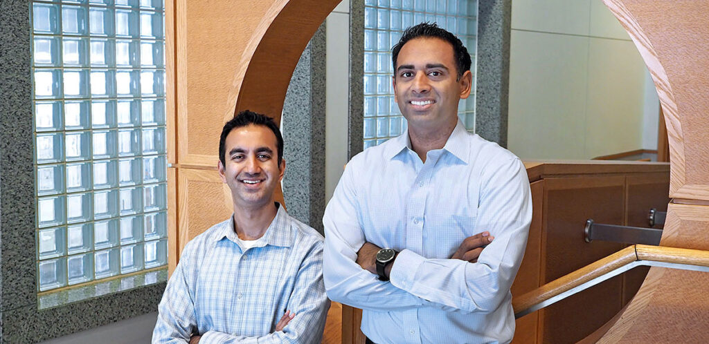 Penn researchers Amol Navathe and Mitesh Patel who have just won a $600,000 opioid-related grant