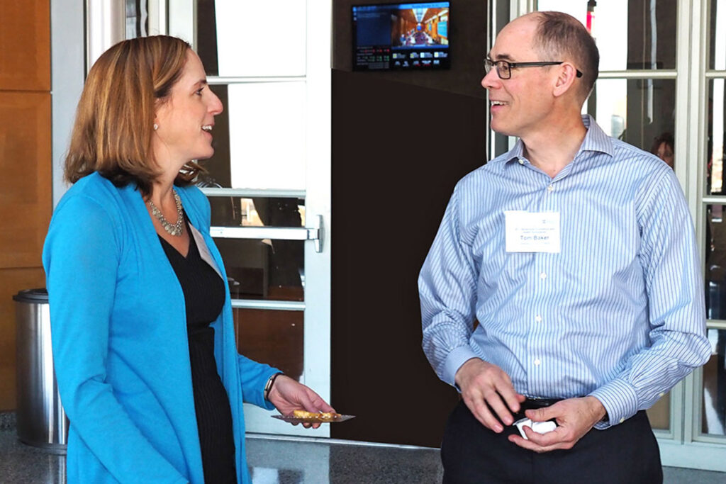 Joelle Friedman, MPA, CHIBE Managing Director, and Tom Baker, JD, Professor of Law at Penn Law